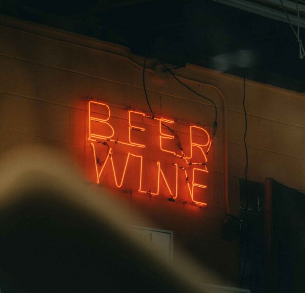 The image if the beer-wine sign lighten up