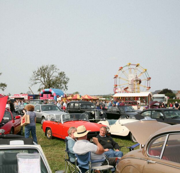 The image of outdoor festival event